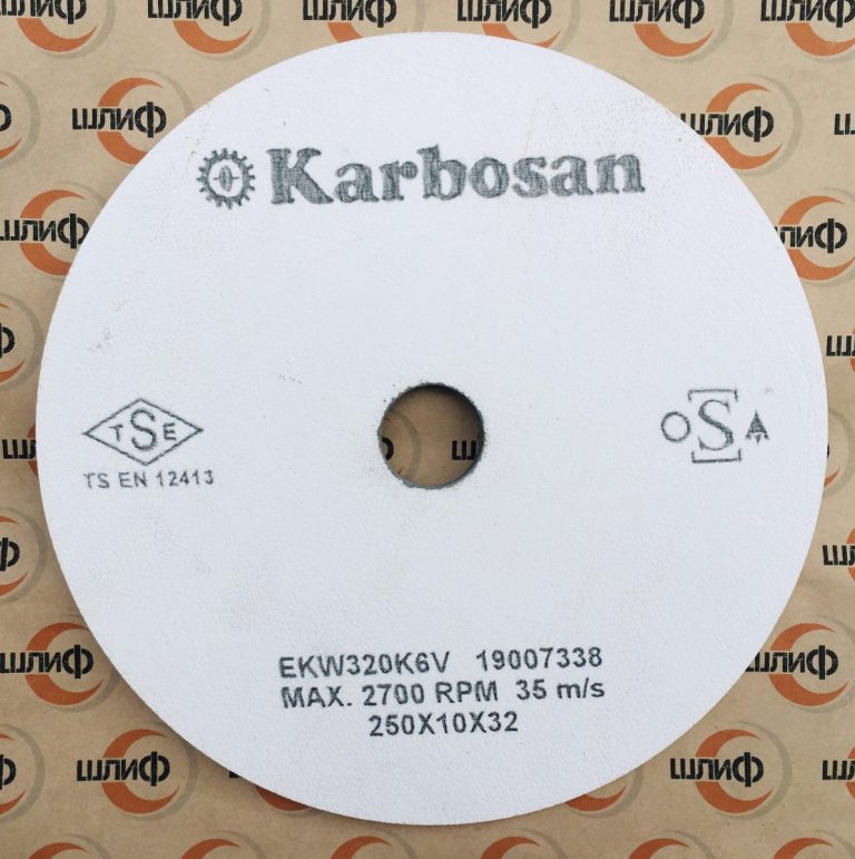 Шлифовальный круг 250x10x32 EKW F320 K6 V » Abrasive Tools г. Харьков