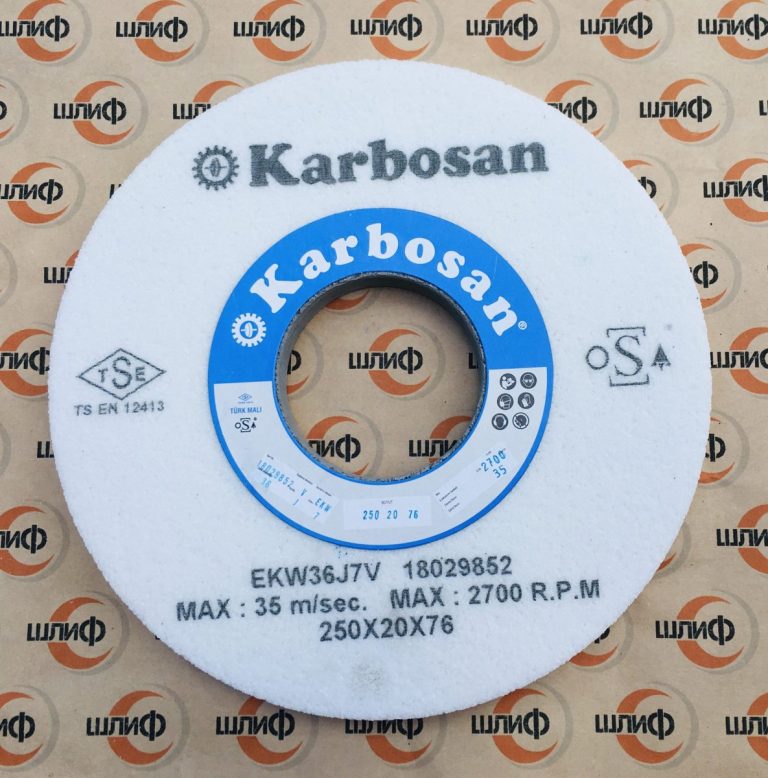 Шлифовальный круг 250x20x76.2 EKW F36 J 7 V » Abrasive Tools г. Харьков